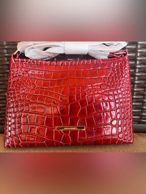 NWT Brahmin LORELEI Red Shoulder Bag